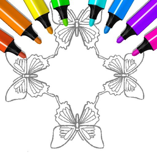 game Butterfly Coloring Pages Kids